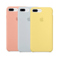 新品发售：Apple 苹果 iPhone 7系列 硅胶保护壳 青雾蓝色/花粉黄色/橘粉色