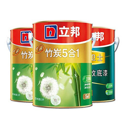 NIPPON PAINT 立邦 竹炭净味五合一套装 2面1底 15L