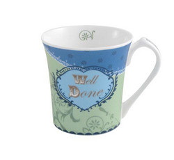 Aynsley 3.5-inch Loved Ones Well Done Mug, Multi-Colour