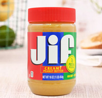 JIF 积富 花生酱（柔滑型）454g