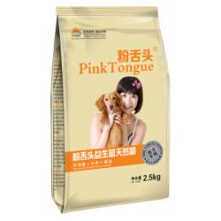 PinkTongue 粉舌头 益生菌天然幼犬狗粮 2.5kg *6件