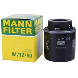 MANNFILTER 曼牌 W712/90 机油滤清器 *4件