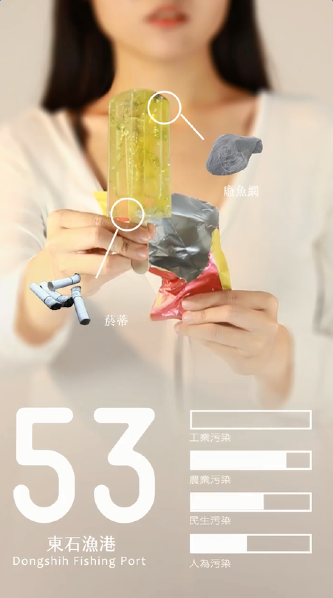 100%纯污水制冰所做的冰棒 你敢吃吗