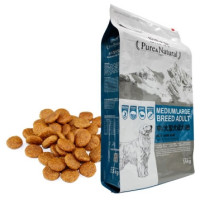 有券的上:Pure&Natural 伯纳天纯 宠物狗粮中大型犬成犬狗粮健胃促吸收15kg +凑单品