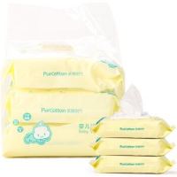 PurCotton 全棉时代 婴儿湿巾15*20厘米 80片/包 3包/提 *4件