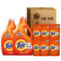 有券的上:Tide 汰渍 全效洁雅百合香型洗衣液 3kg*2+500g*6 *2件 +凑单品