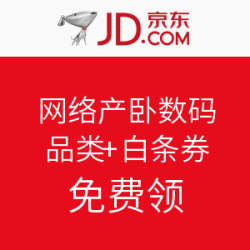 优惠券：网络产品及数码品类券，京东钱包优惠券，白条券