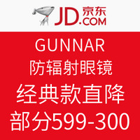 促销活动：京东 GUNNAR 防辐射眼镜