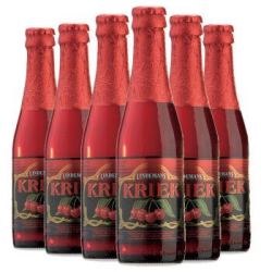 Lindemans 林德曼 樱桃啤酒 精酿啤酒 组合装250ml*6瓶 *3件