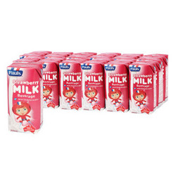 Pauls 保利 草莓味牛奶饮品（含乳饮料）200mL*6盒*4组/箱 澳大利亚进口