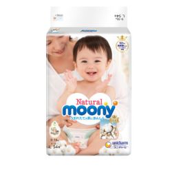Moony 尤妮佳 皇家系列 婴儿纸尿裤 L54片等全尺寸 *3件