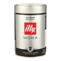 illy 意利 深度烘焙 浓味摩卡咖啡粉 250g