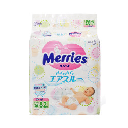 Kao 花王 Merries 婴儿纸尿裤 S82片 *4件