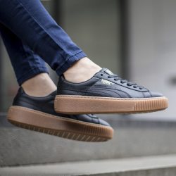 PUMA 彪马 Basket Platform Core 女士休闲运动鞋