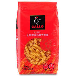 GALLO 公鸡 螺丝形意大利面 500g *2件