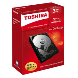 TOSHIBA 东芝 P300系列 7200RPM 台式机硬盘 3TB