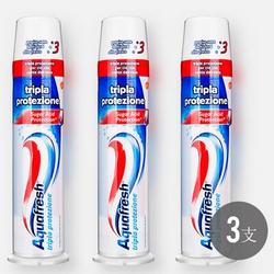 Aquafresh 直立按压式三色牙膏 100ml *3支    