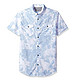 限尺码：Calvin Klein Jeans Floral Shadow Print Button 男士衬衫