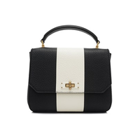 BALLY 巴利 B Turn Extra 女士拼色小牛皮手提包 小号