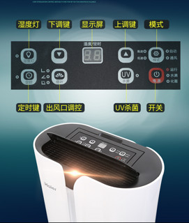 haier 海尔 DE20A 家用除湿机 245W（20L/天）