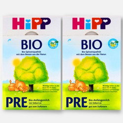 HiPP 喜宝 有机新生儿配方奶粉PRE段（0-6个月） 600g*2盒