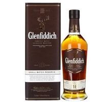 历史新低：Glenfiddich 格兰菲迪 18年 苏格兰达夫镇单一麦芽威士忌 700ml + JAW DROP 夺目 鸡尾酒 473ml*2件