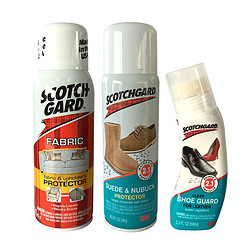3M Scotchgard 思高洁 织物保护剂+雪地靴及牛巴革保护剂+皮鞋防水防污保护剂  *5件 +凑单品