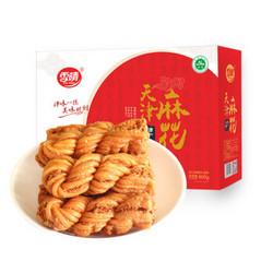 【京东超市】雪晴 饼干蛋糕 天津麻花 多口味特产零食礼盒装 800g/盒 *2件+凑单品