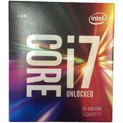 intel 英特尔  酷睿 i7-6850K  盒装CPU处理器