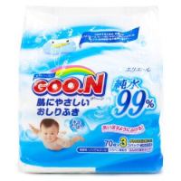GOO.N 大王 99%纯净水婴儿湿巾 70抽x3 *10件