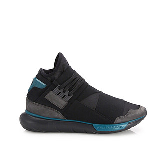 Y-3 QASA HIGH 男士高帮休闲鞋 BB4735CHA131 黑/蓝 UK 7.5/41