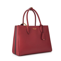 PRADA 普拉达 City Calf Bibliothèque 女士手提单肩包