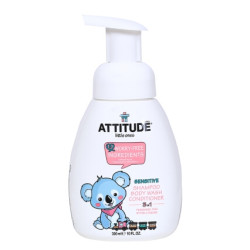 ATTITUDE 无香型 儿童3合1洗发护发沐浴露 300ML *5件