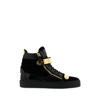 GIUSEPPE ZANOTTI DESIGN 男士休闲运动鞋 黑色