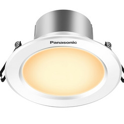 Panasonic 松下 NNNC75042 逸放系列 家用小型金属筒灯 5W白框3000K