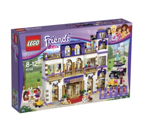 18日0点lego乐高女孩系列41101心湖城大酒店