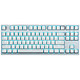 GANSS 高斯 GS87 白色冰蓝光版 机械键盘 Cherry轴