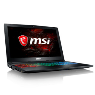 MSI 微星 GP62MVR Leopard Pro 15.6英寸 游戏本 黑色(酷睿i7-6700HQ、GTX 1060 6G、8GB、1TB HDD、1080P）