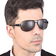 恋上（LianSan） 偏光太阳镜男款商务彩膜驾驶镜墨镜 651黑框灰膜