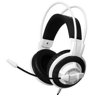 SOMiC 硕美科 G925 头戴式耳罩式有线游戏耳机 白色