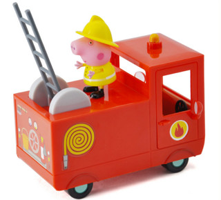 Peppa Pig 小猪佩奇 粉红猪小妹消防车套装