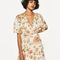 ZARA 02659772727 女士印花连衣裙