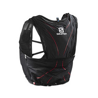 SALOMON 萨洛蒙 S-Lab ADV Skin 12L 越野跑水袋背包 黑色 L39264000XS/S