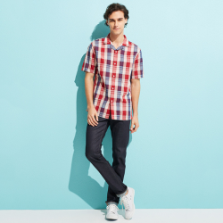 优衣库 UNIQLO 优衣库 193817 男士短袖衬衫