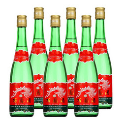 西凤 绿瓶光瓶 口感凤香型 55度白酒 500ml*6瓶 +凑单品