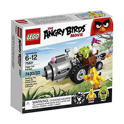 LEGO 乐高Angry Birds 愤怒的小鸟系列 75821 小猪大逃亡 