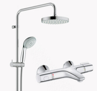 GROHE 高仪 新天瀑 34227002+27389000 恒温浴缸花洒套装