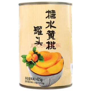 GEISHA 格益莎 糖水黄桃罐头 425g