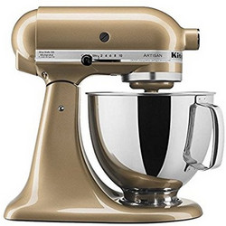 KitchenAid 4.8L抬头式厨师机 5夸脱 香槟金 美国原装进口 220V 5年质保（下单成功发送截图至kitchenaid.yuhan@foxmail.com即可获得价值999元汉美驰电烤箱一台 可拨打021-31139834查询活动详情）