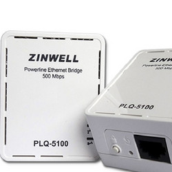 ZINWELL 真赫  高清iptv PLQ-5100 电力线适配器 500M